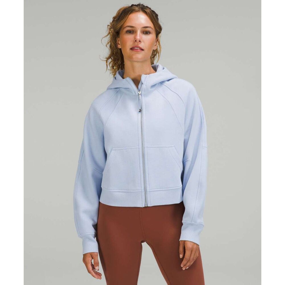 Lululemon Scuba Oversized Full Zip in Blue Linen Size M/L